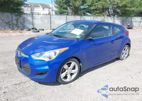 2012 Hyundai Veloster Base W/Black из США, поврежденный, VIN KMHTC6AD3CU036217